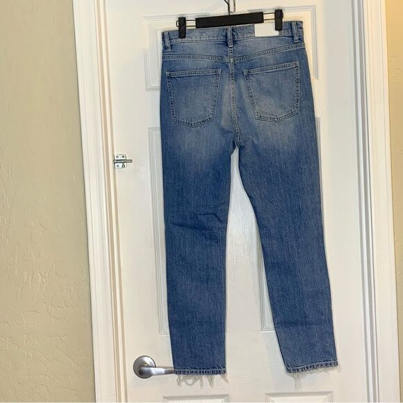Pistola Distressed Button Fly High Rise Jeans Size 28 - Picture 10 of 10